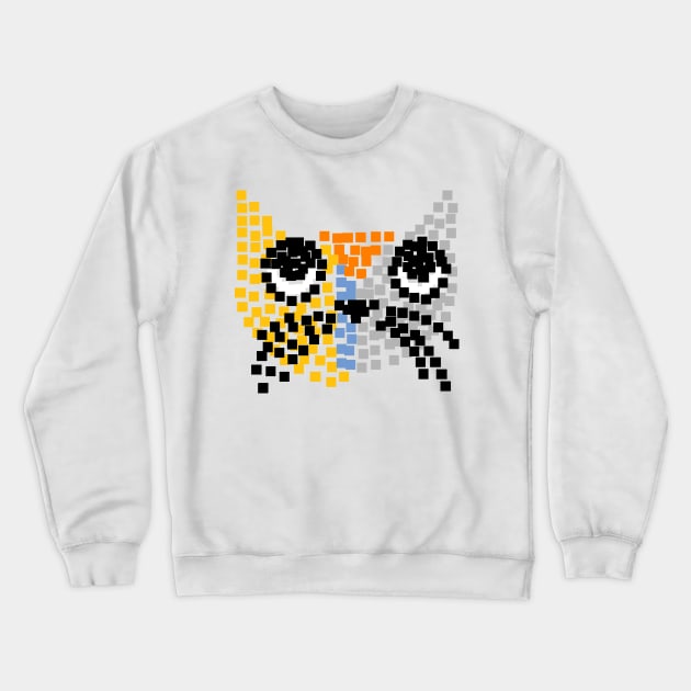 Tired Cat Crewneck Sweatshirt by bulografik